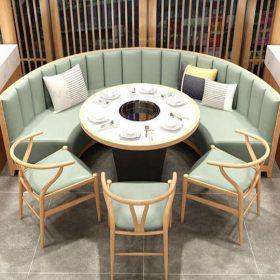 西安電動(dòng)火鍋圓桌廠家定做