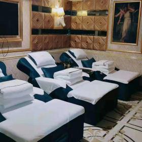 天水金樽沐足會所電動足浴沙發(fā)定制案例